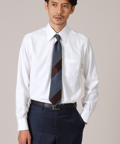 ドビーストライプ ビジネス シャツ