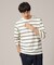 【7分袖/Made in JAPAN】カラミ ボーダーカットソー