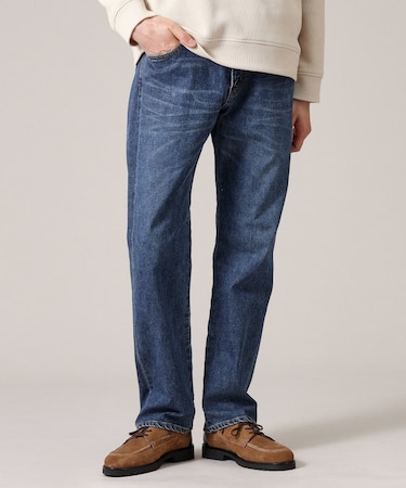 【モンスターストレッチ】日本製 ウォッシュド デニムパンツ