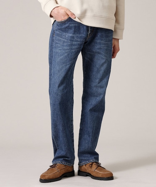 【モンスターストレッチ】日本製 ウォッシュド デニムパンツ