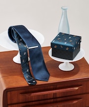 【アニマル柄】ネクタイ&タイバーBOXセット