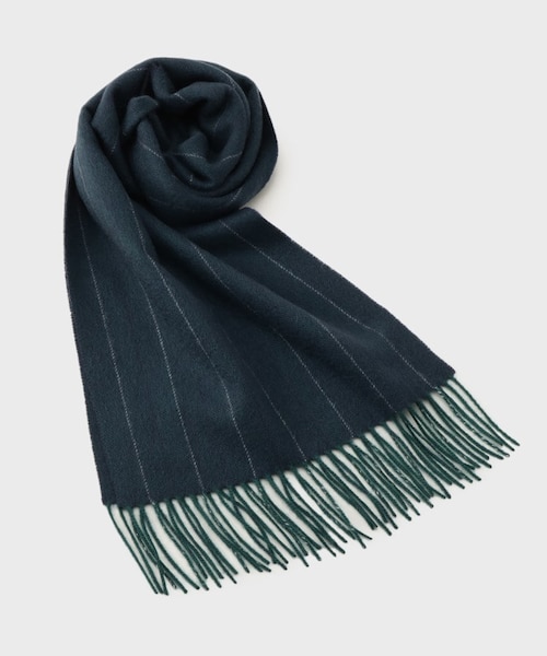 洗えるカシミヤ】ヘリンボン ストライプ マフラー｜タケオキクチの通販