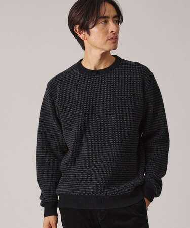 ドットメランジ プルオーバー ニット