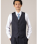 【DORMEUIL AMADEUS365】ピンストライプ ベスト/3ピース対応