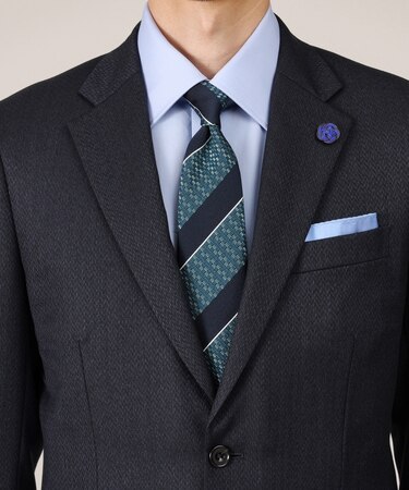 【THE FLAGSHIP】石畳紋（いしだたみもん）シルクネクタイ