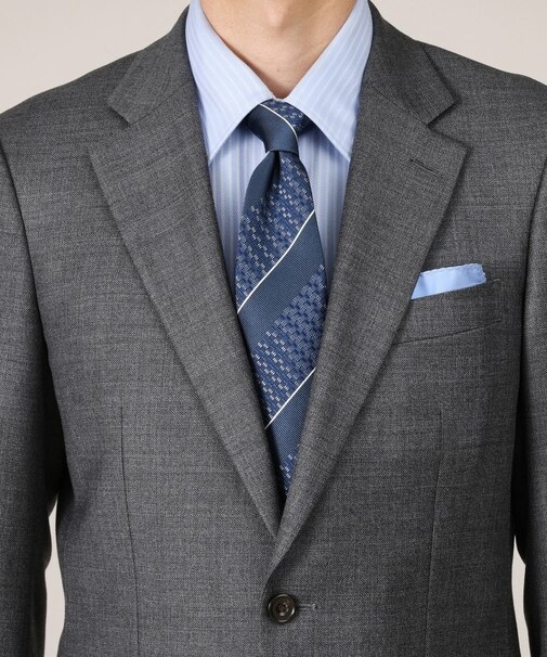 【THE FLAGSHIP】石畳紋（いしだたみもん）シルクネクタイ