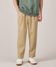 【多機能】リネンライクカルゼ イージーパンツ