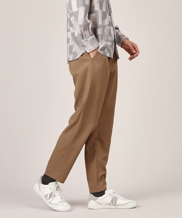 【多機能】リネンライクカルゼ イージーパンツ