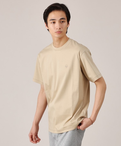 ワンポイント カラー刺繍 Tシャツ