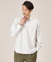 【Made in JAPAN】麻調ショートカラーシャツ