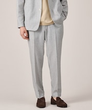 【抗菌防臭】尾州リネン ドビーメッシュ イージーパンツ