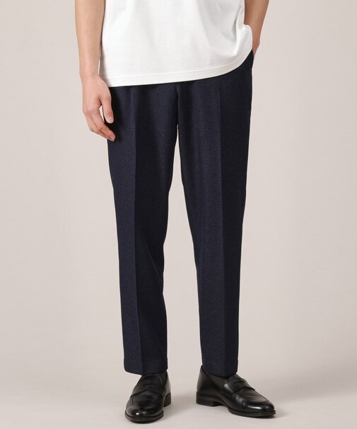 【抗菌防臭】尾州リネン ドビーメッシュ イージーパンツ