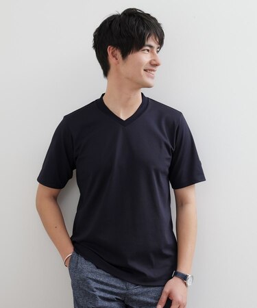 テーラードジャージ Vネック