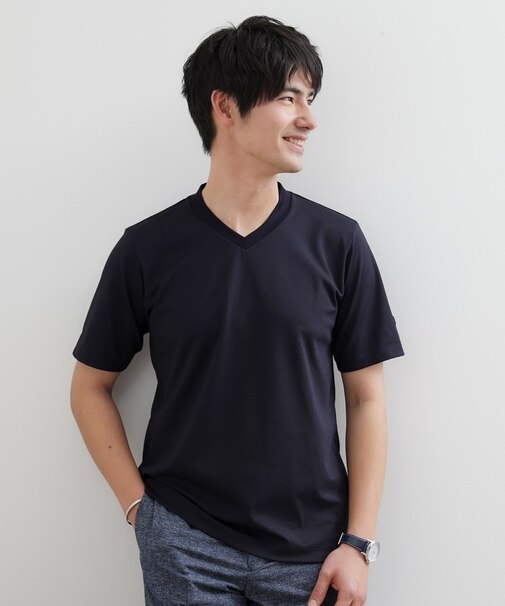 テーラードジャージ Vネック