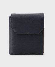 【NEW レザーリップルシリーズ】 コンパクトウォレット