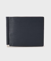 【NEW レザーリップルシリーズ】マネークリップ付 サプレス ウォレット