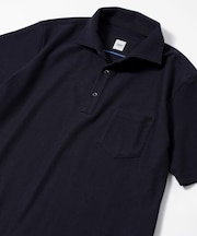 【尾州織】メランジメッシュ ポロシャツ