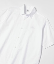 【LIMITED】ワンポイントロゴ刺繍 綿麻半袖シャツ