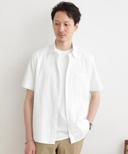 【播州織り】ドビーストレッチシャツ