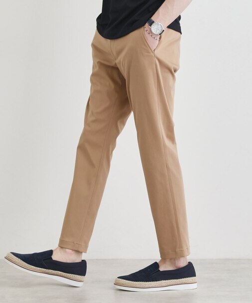 【LIMITED】ワンダーシェイプ 360°ストレッチ テーパードスキニーチノパンツ