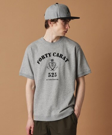 FORTY CARAT裏毛半袖Tシャツ