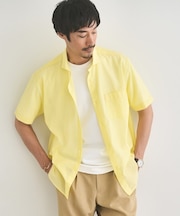 接触冷感付き ローン 半袖シャツ