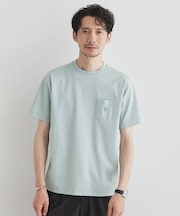 【COOL CITY WEAR】ワンポイント刺しゅう ポケットTシャツ /接触冷感