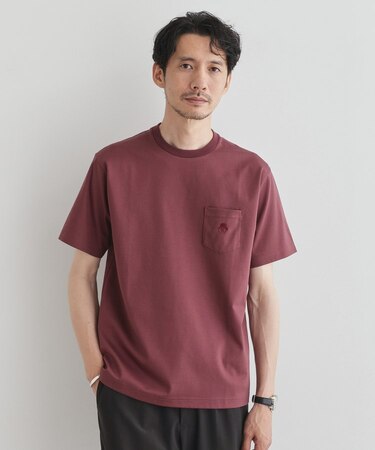 【COOL CITY WEAR】ワンポイント刺しゅう ポケットTシャツ /接触冷感