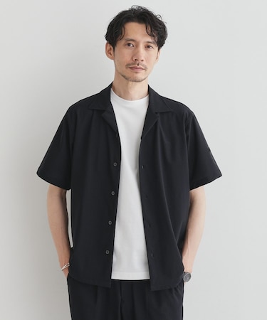 【COOL CITY WEAR】エアートール オープンカラーシャツ /接触冷感・通気性