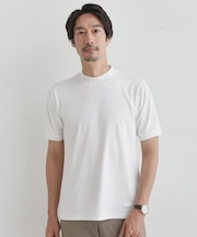【COOL CITY WEAR】インドライ天竺モックネック プルオーバー /吸汗速乾