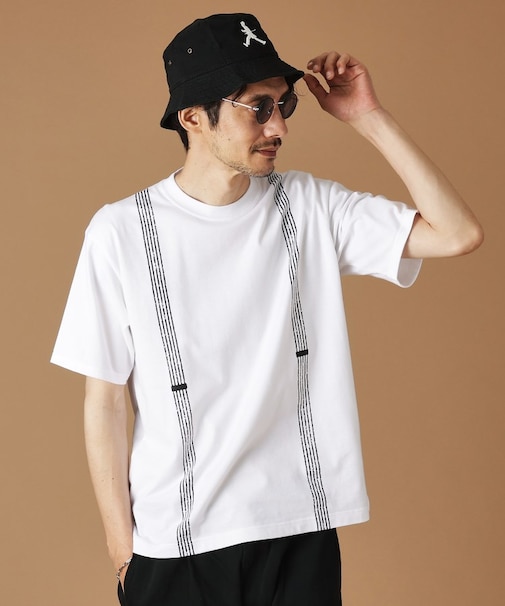 サスペンダートロンプロイユ半袖Tシャツ
