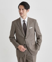 シャークスキン ストライプ スーツ