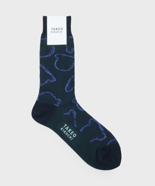 ギンガムボーラーソックス