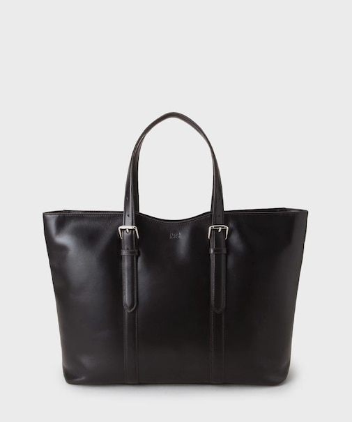 アニリンレザー トート