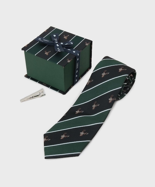 タケオキクチ（TAKEO KIKUCHI）/クラシッククレスト ネクタイ＆ピンBOXセット クラシッククレスト ネクタイ＆ピンBOXセット｜タケオキクチの通販