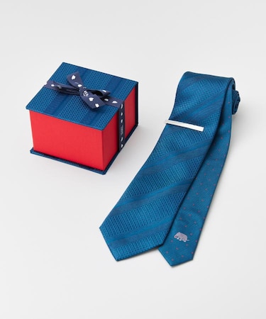 【BOXセット】animal ネクタイ＆タイバー