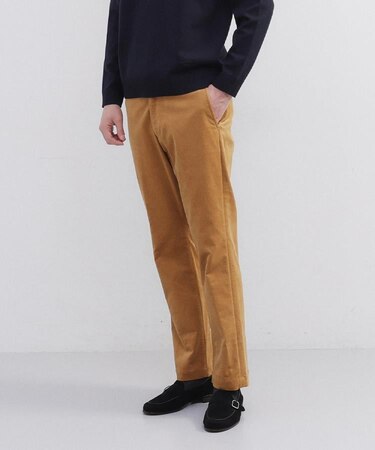 サイドゴアストレッチコーデュロイパンツ