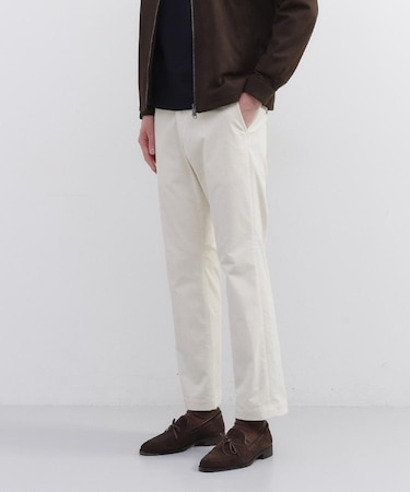 サイドゴアストレッチコーデュロイパンツ