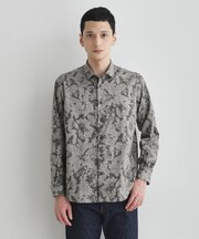 【LIMITED】フラワープリント長袖シャツ