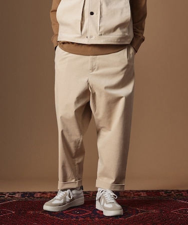 【Sサイズ~】コーデュロイペグトップパンツ