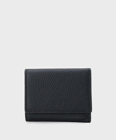 ソフトシュリンクレザー三つ折り財布