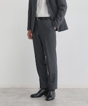 【Sサイズ~】尾州織 ピンヘッドムリネ パンツ