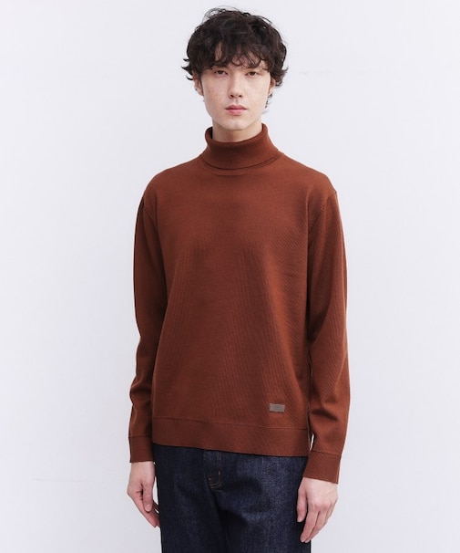 【Sサイズ～】アンチピリング タートルネック ニット