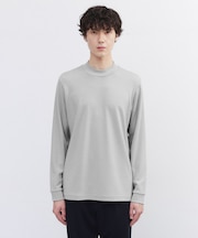 ウール混 モックネック プルオーバー