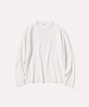 【Air Palette Knit】ワンポイント カラーニット プルオーバー