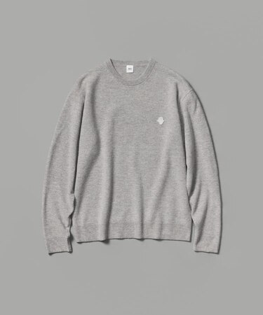 【Air Palette Knit】ワンポイント カラーニット プルオーバー