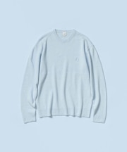 【Air Palette Knit】ワンポイント カラーニット プルオーバー