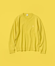 【Air Palette Knit】ワンポイント カラーニット プルオーバー