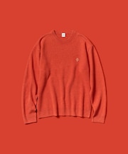 【Air Palette Knit】ワンポイント カラーニット プルオーバー