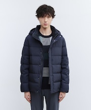 カラーコンビ ダウンブルゾン